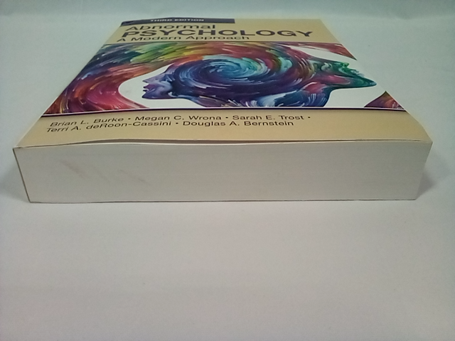 Academic Media Solutions Abnormal Psychology: a Modern Approach - 3rd Edition Bo