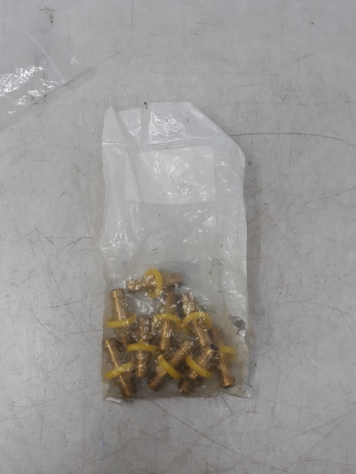 Barb Tite End Brass Hose Fittings 1/4" ID 314-000-010D Lot of 10