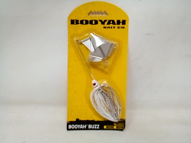 BOOYAH 3/8 Oz Buzz Pearl White & Snow White Shad Fishing Lure