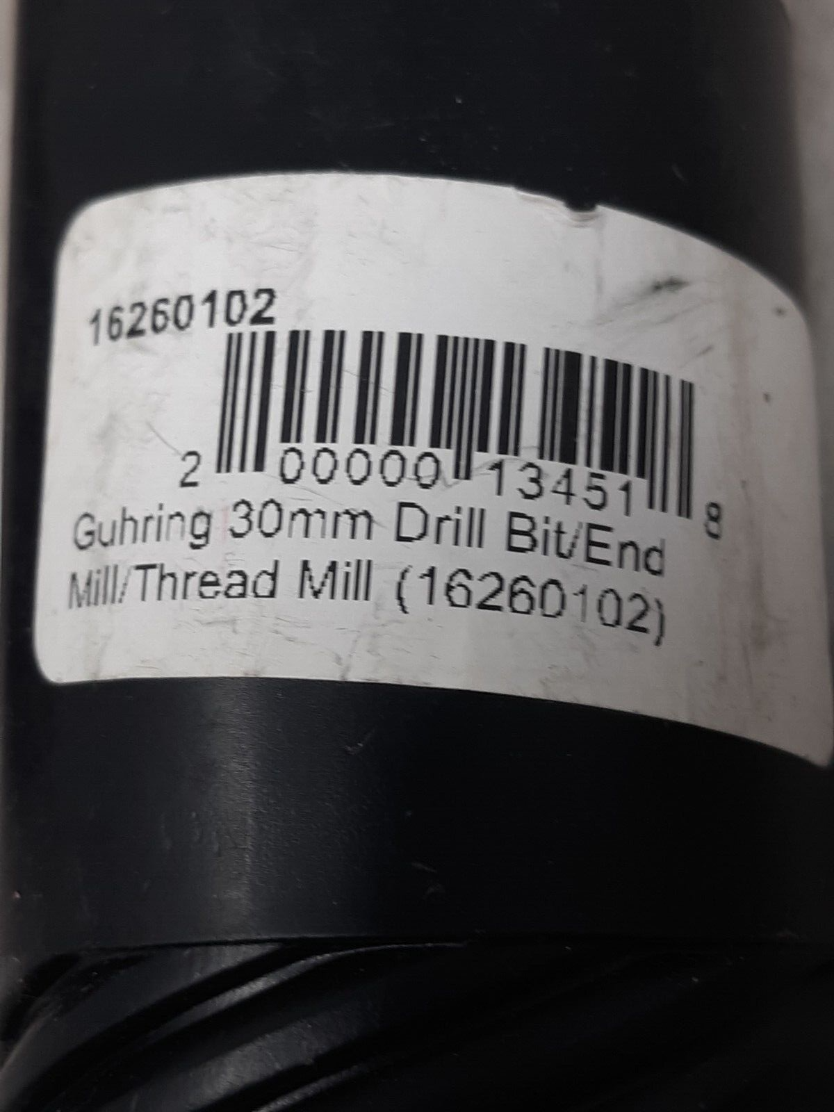 Guhring 30mm Steel Drill Bit, End Mill, Thread Mill #16203665