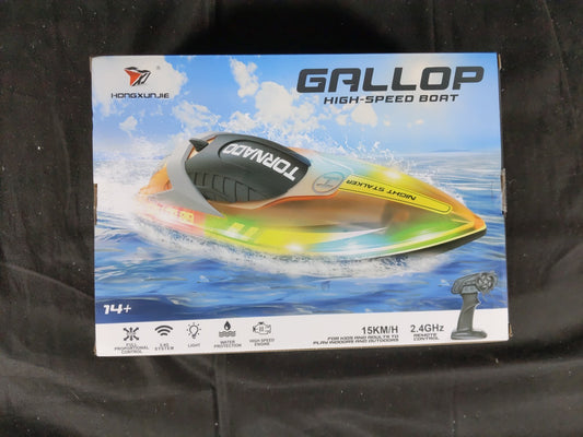 Hongxunjie Gallop Remote Control Boat High Speed 2.4GHz 15KM/H