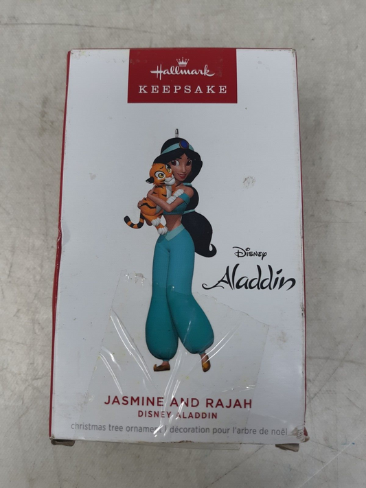 Hallmark 2024 Ornament Disney Aladdin Jasmine and Rajah Ornament