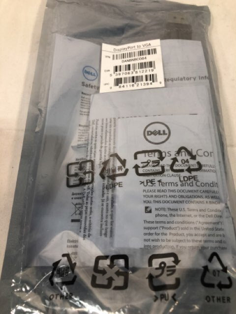 Dell Adapter - DisplayPort to VGA