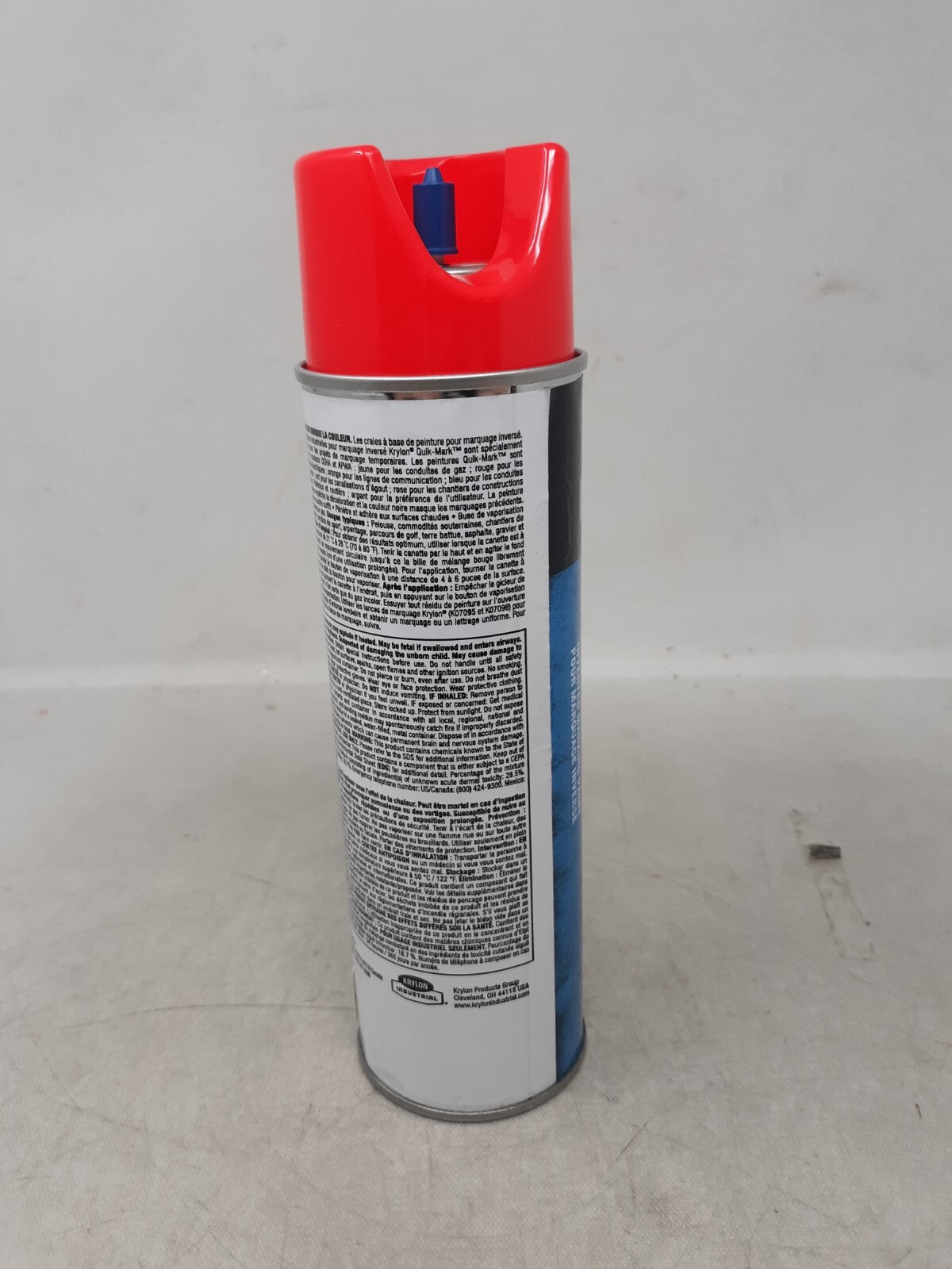 Krylon Industrial Quik-Mark Water-Based Inverted Marking Paint (RED)