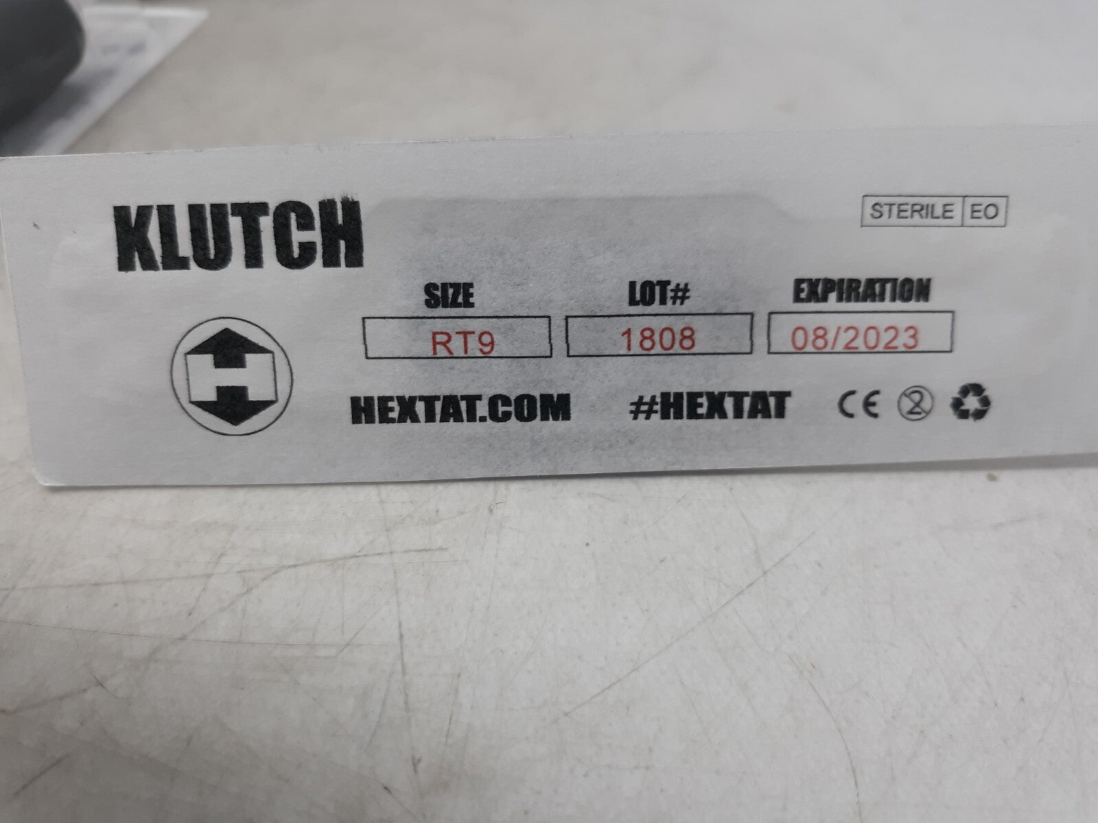 Klutch RT9 Disposable Tattoo Tubes 1.25" Black Round Tip Grips Lot of 12