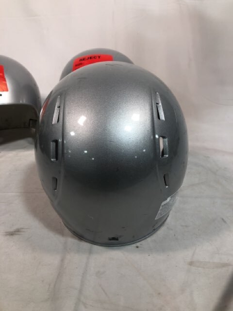 Xenith Football Helmet Empty Shells M, M, L Silver - Rejected Shells Only