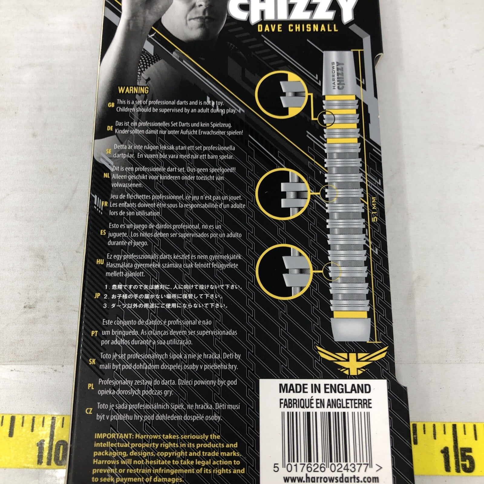 Chizzy Dave Chisnall Softip 80% Tungsten 20g