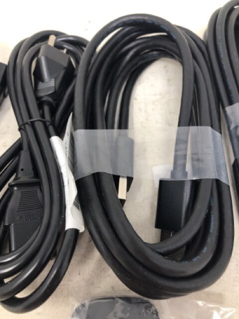 Dell - Power Cords Cable and Remote Assorted Black