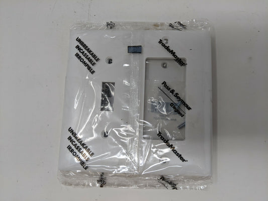 (LOT OF 2)Legrand P&S Trademaster White Unbreakable Cover TP126W