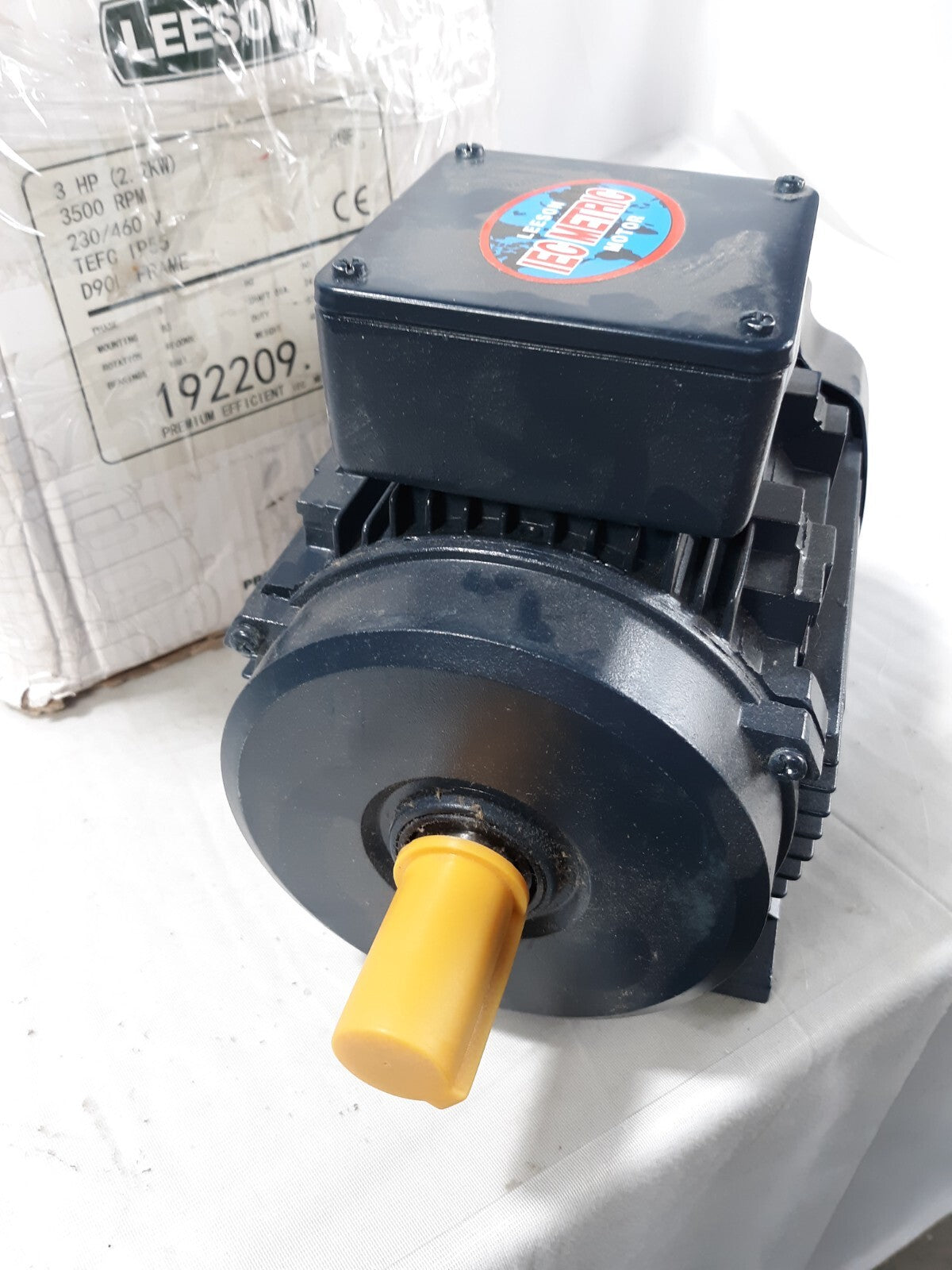 3HP LEESON 3500RPM 90L TEFC IP55 3PH B3 IEC MOTOR 192209.00
