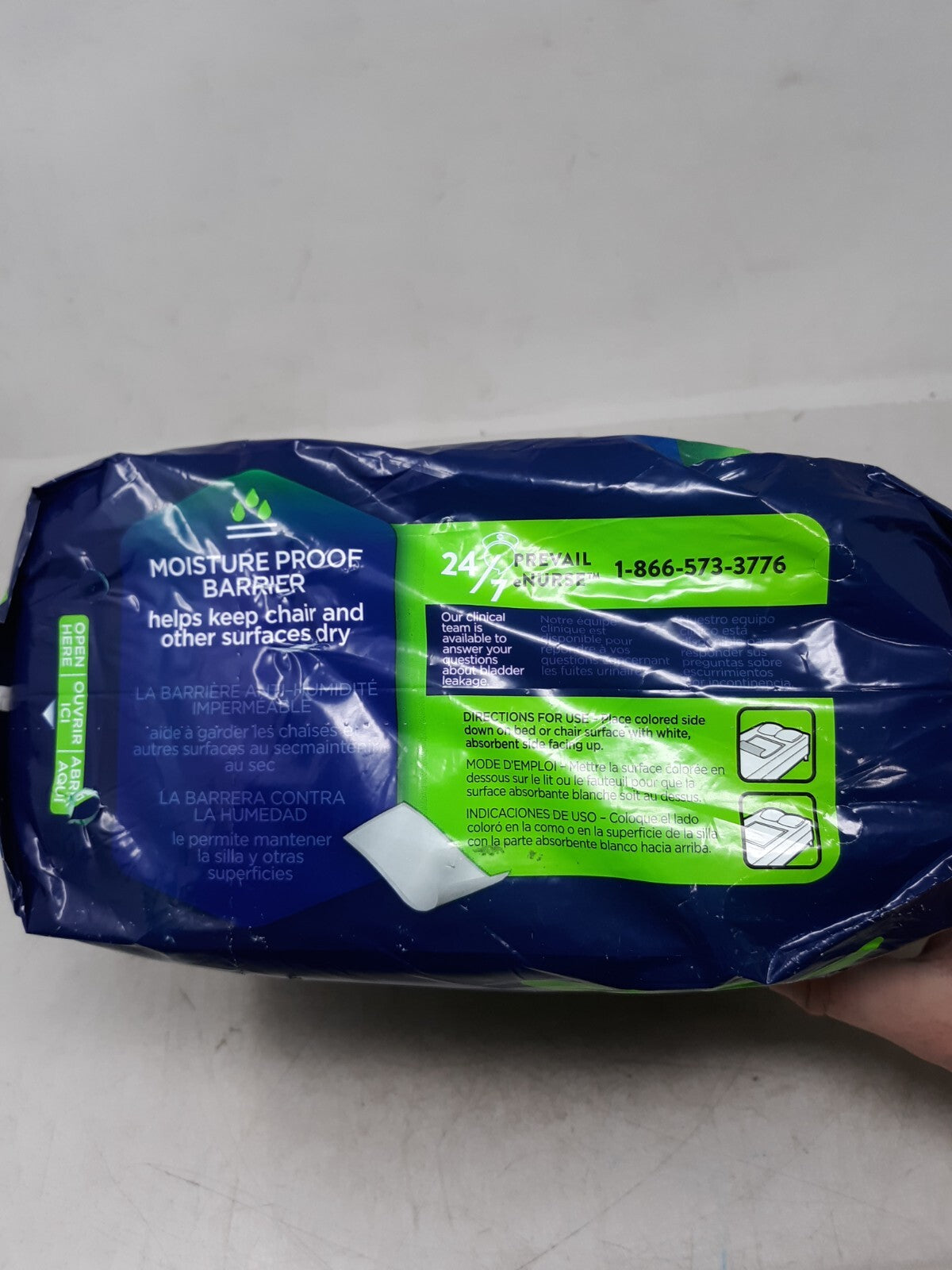 Prevail. Disposable Underpad Fluff 23X36" UP-150/1 25 pads