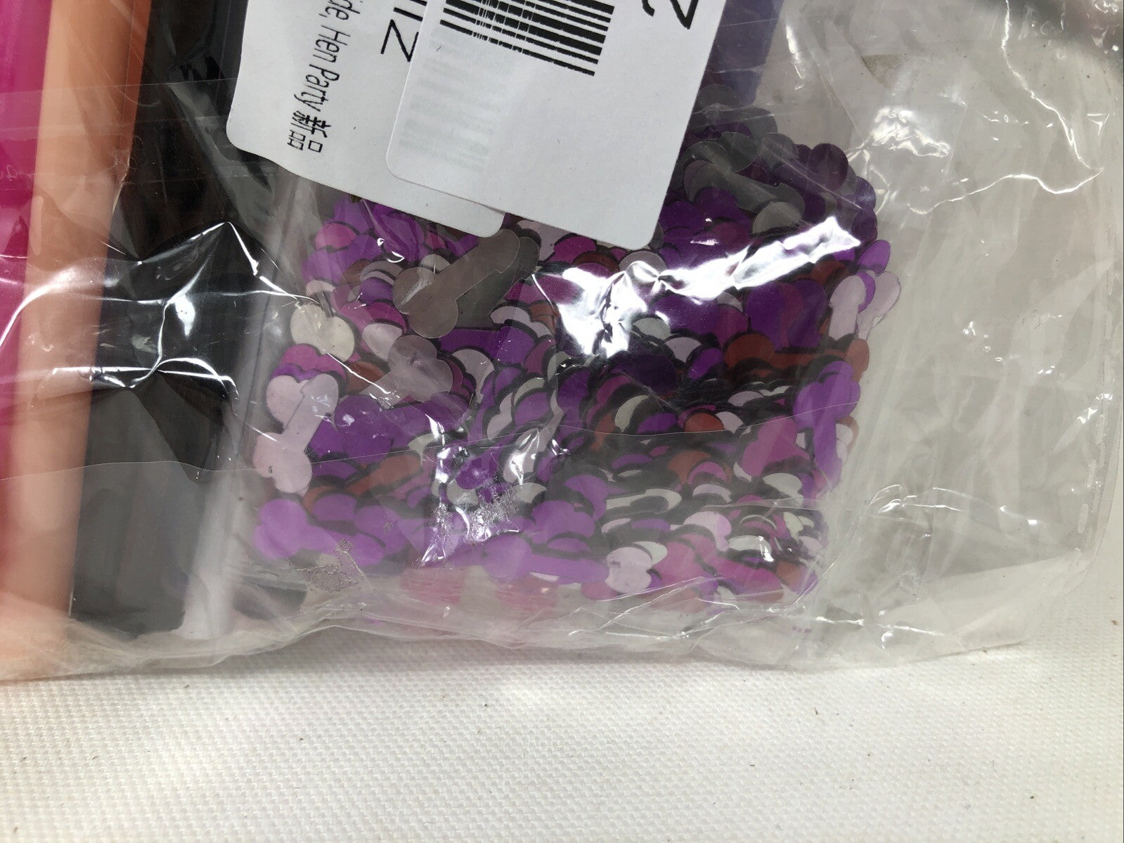 Bachelorette Drinking Straws W/ Confetti Multi Colored 20ct