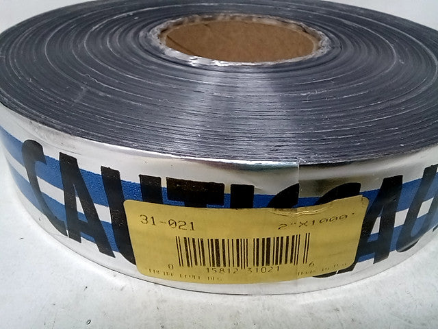 Caution Water Line Below 31-021 2"x1000'