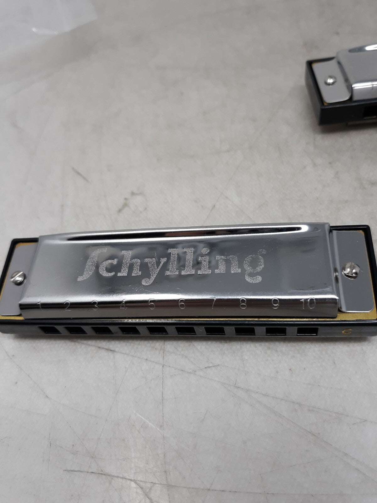 Lot of 4 Blues Harmonica With and Without Case Music Toys