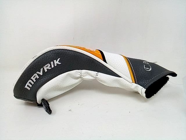Callaway Mavrik 3 Golf Club Head Cover - Faux Fur Lined - Black/White/Orange