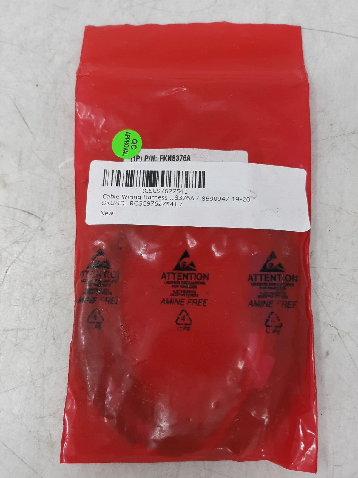 FKN8376A BATTERY POWER CABLE, Motorola