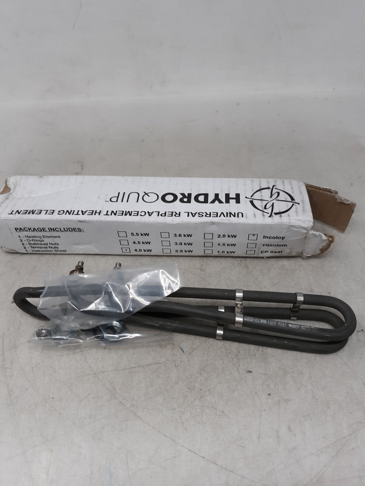 Hydroquip 4kw heating element 12-0102-k
