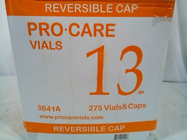 Pro Care - Vials 13 275 Vials &caps
