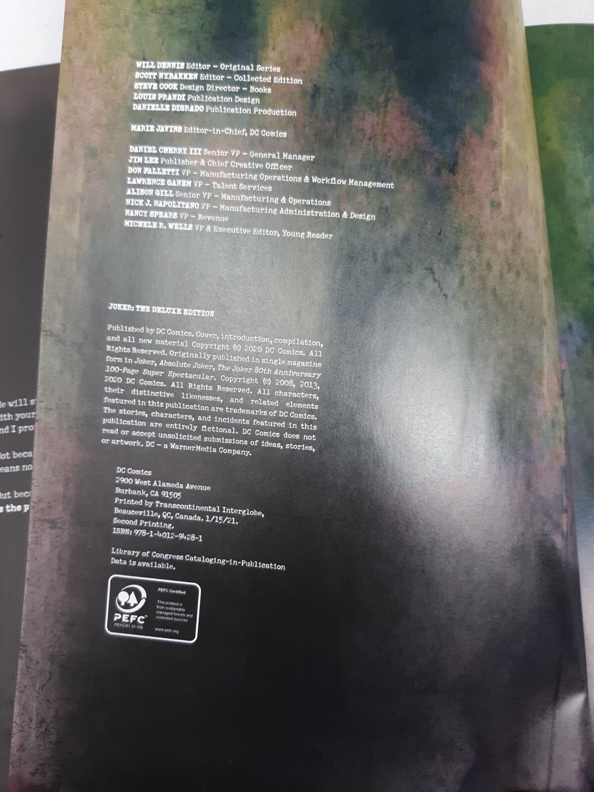 Joker: The Deluxe Edition by Brian Azzarello | Hardcover - Used