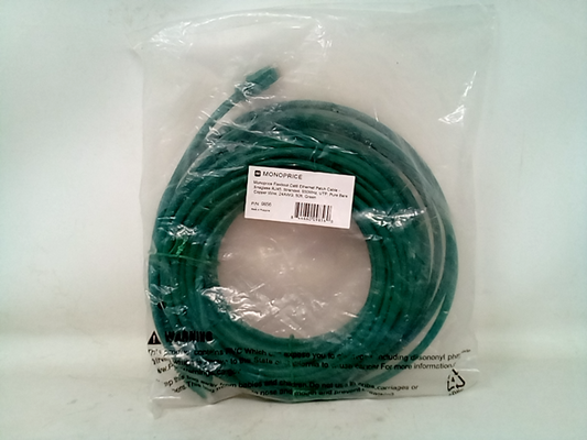 9856 50 Ft. Flexboot Series 24AWG UTP Bare Copper Ethernet Network Cable, Green