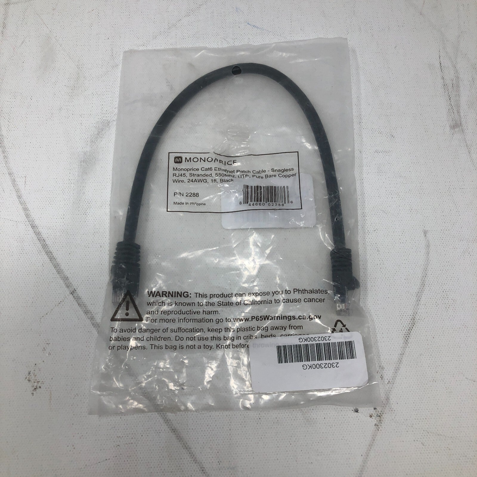 Monoprice 102288 Cat6 Ethernet Patch