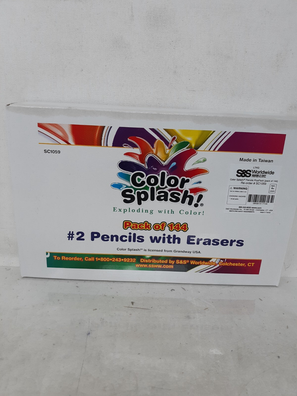 Color Splash! Pencils PlusPack - Box of 144 #2 Pencils