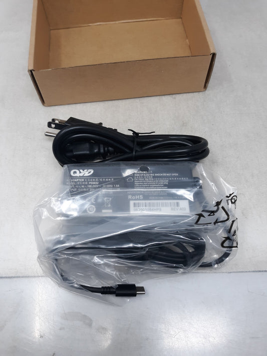CYD PD0652 Black 65 Watt USB Type-C Power Fast Notebook Charger Adapter