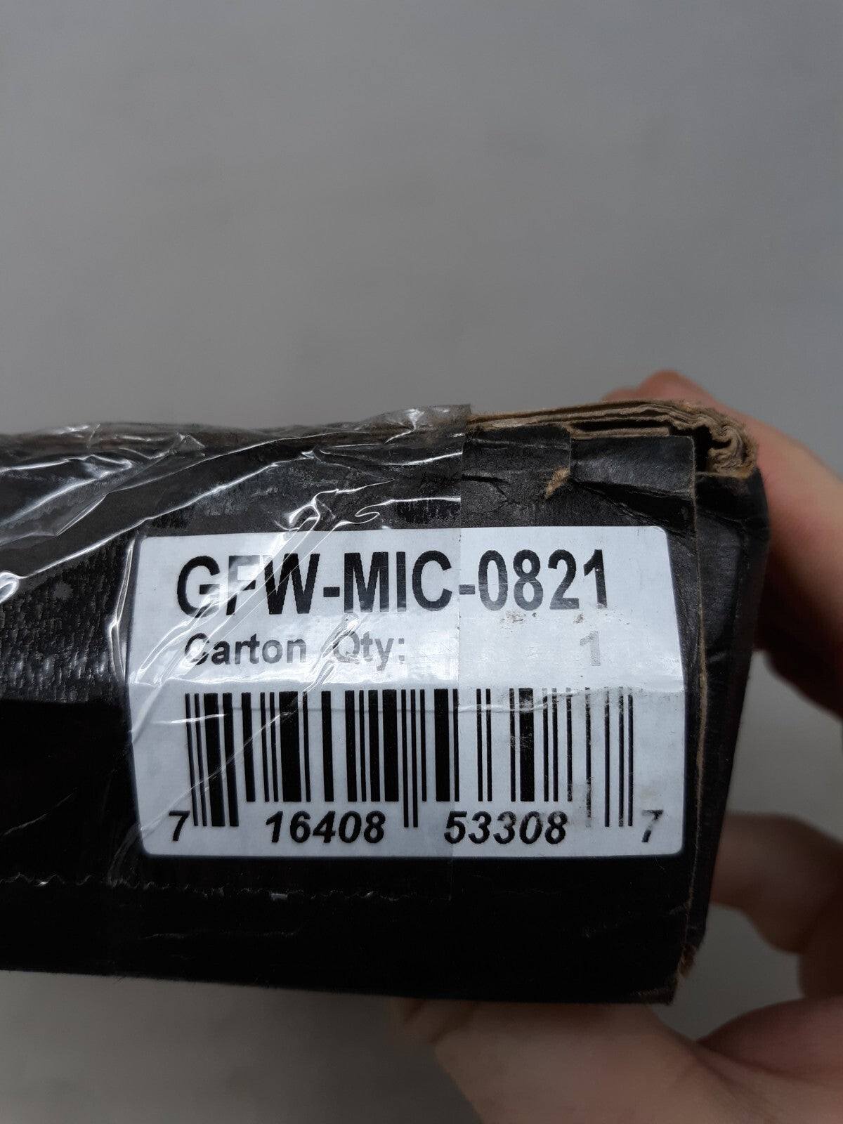 Gator Frameworks Short Weighted Base Microphone - Black (GFW-MIC-0821)