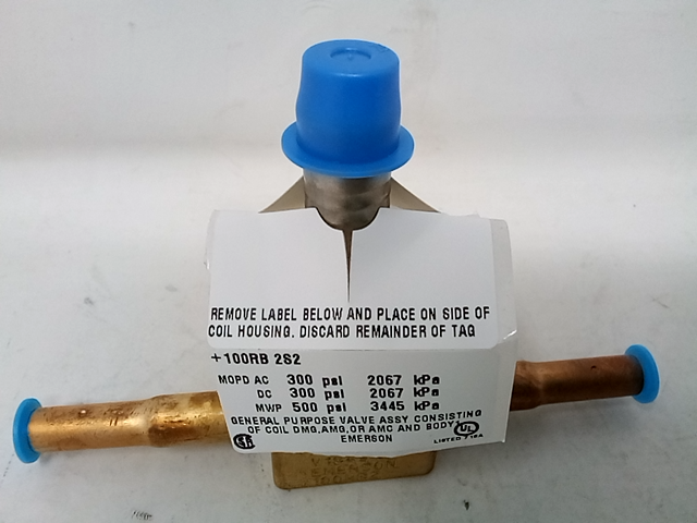 Emerson Solenoid,1/8 100RB 2S2VLC