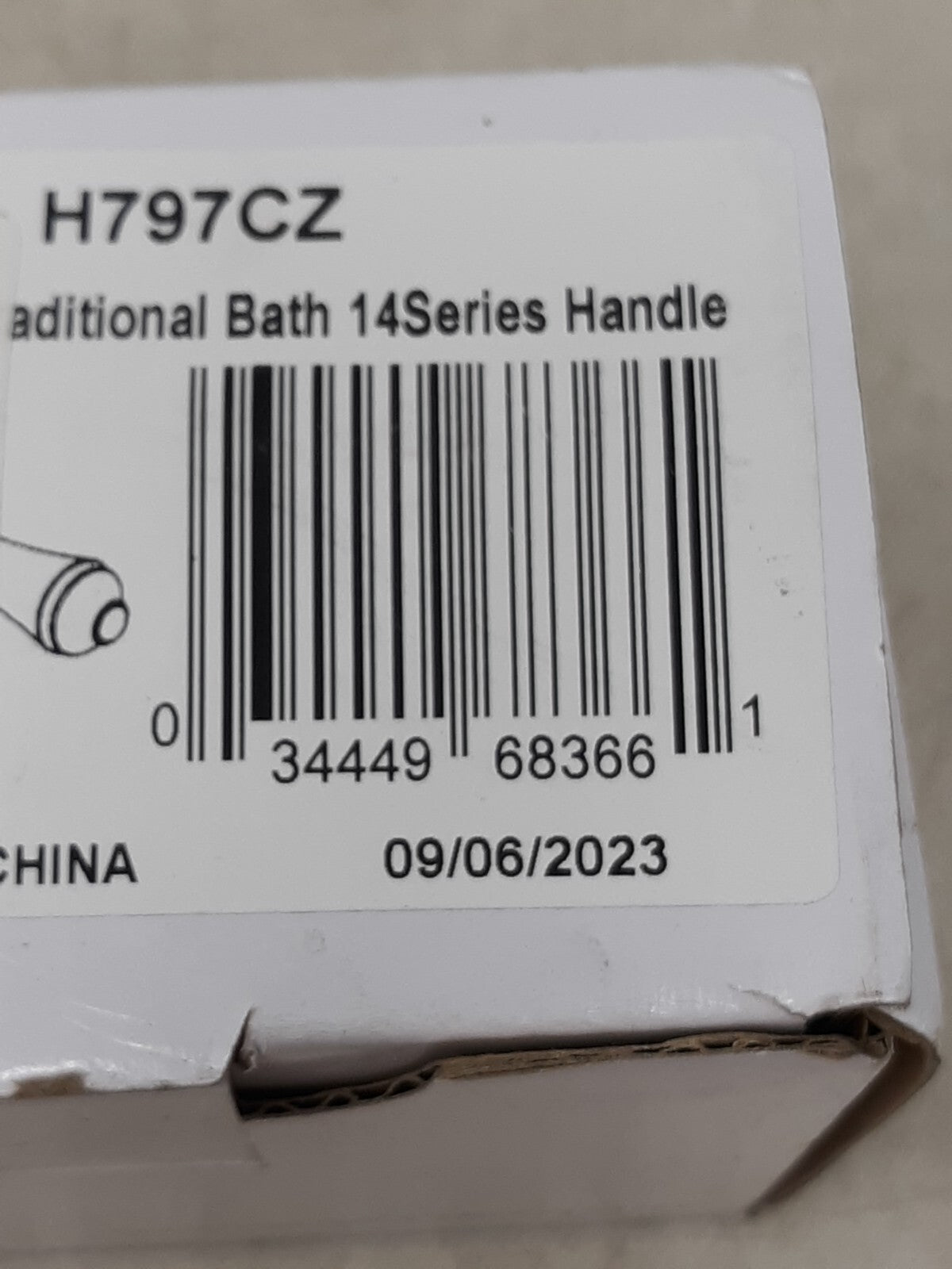 Delta H797CZ Bronze Single Lever Metal Handle Kit in Champagne Bronze