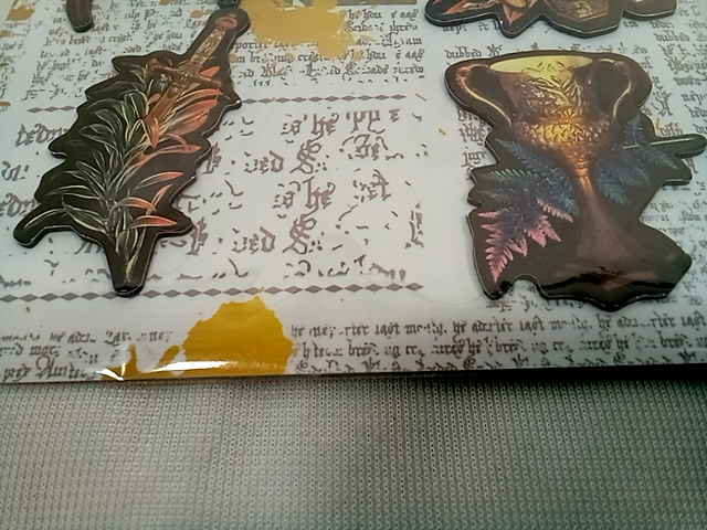 Harry Potter home relics magnet set Hogwarts