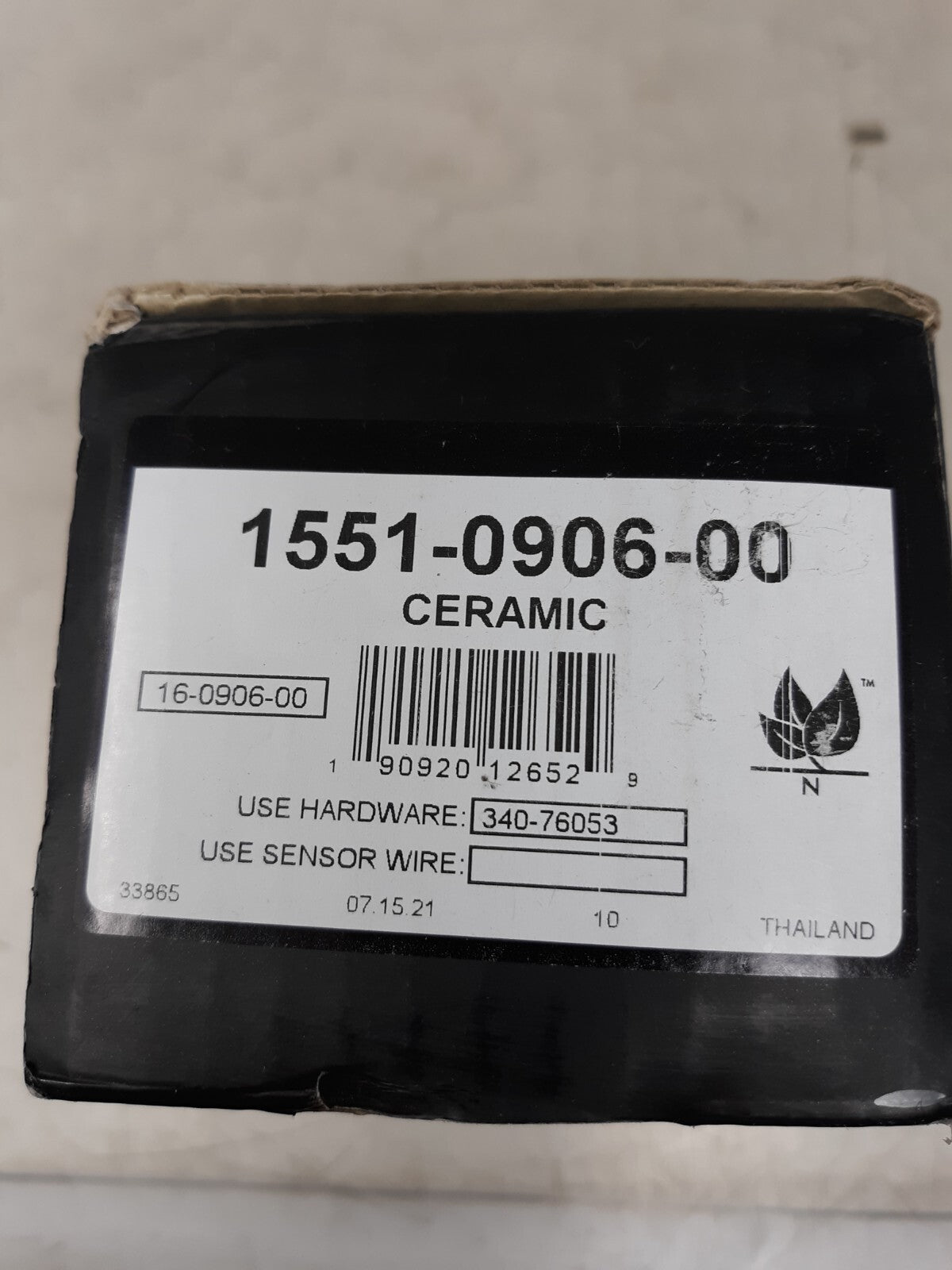 Disc Brake Pad Set DFC 1551-0906-00