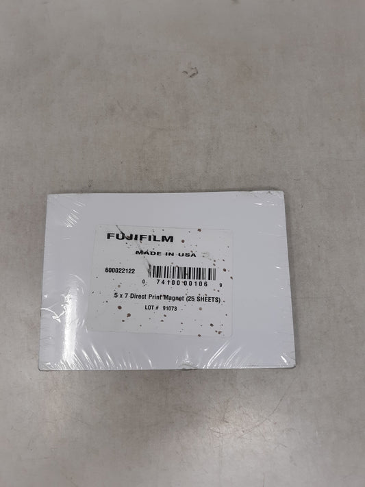 Fuji Film 5 x 7 Direct Print Magnet 25 Sheets Sheet Pack