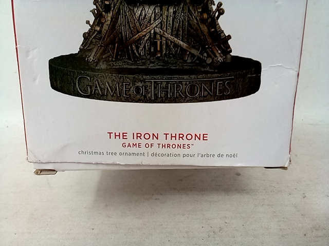 Hallmark Keepsake Ornament (Game of Thrones the Iron Throne Musical) 2022 Christ