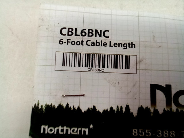 Northern 6 Foot Cable BNC Male to BNC Male
