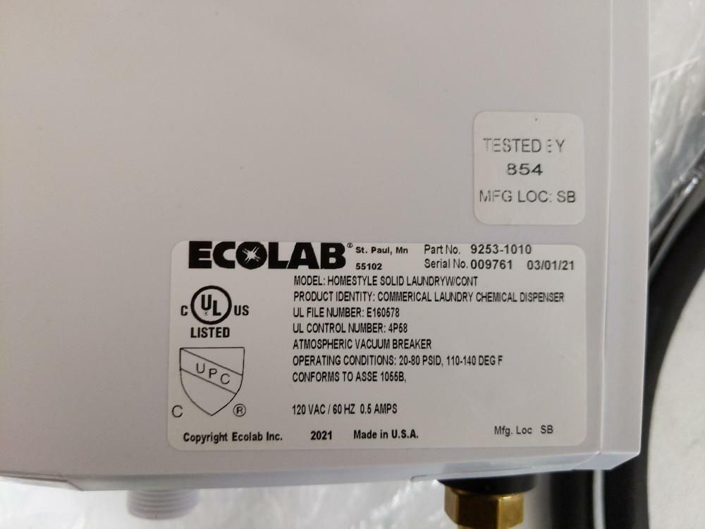 ECOLAB Homestyle Solid Laundry Dispenser