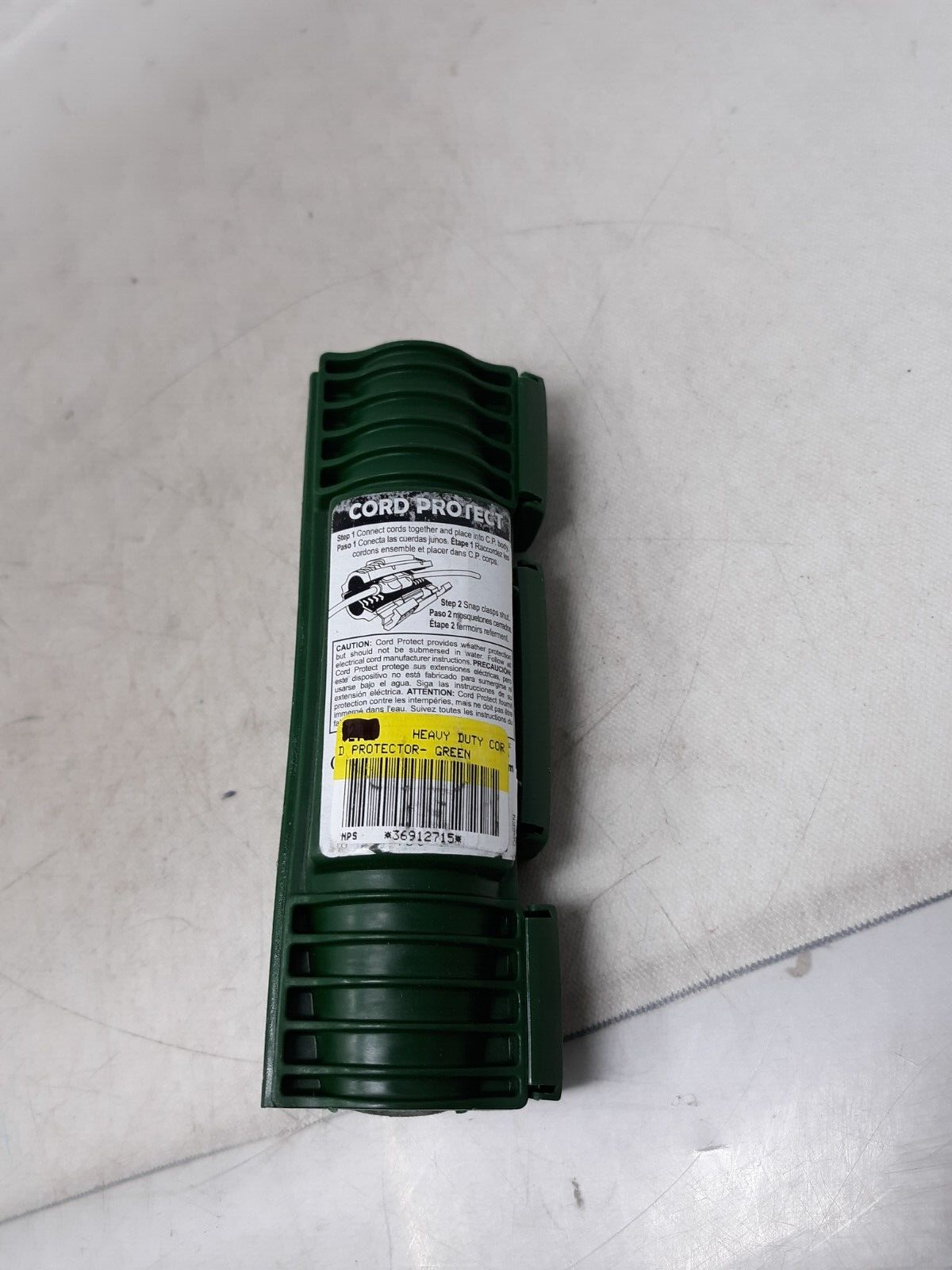 Cord protector Twist and Seal Green Weather Resistant Cord Case