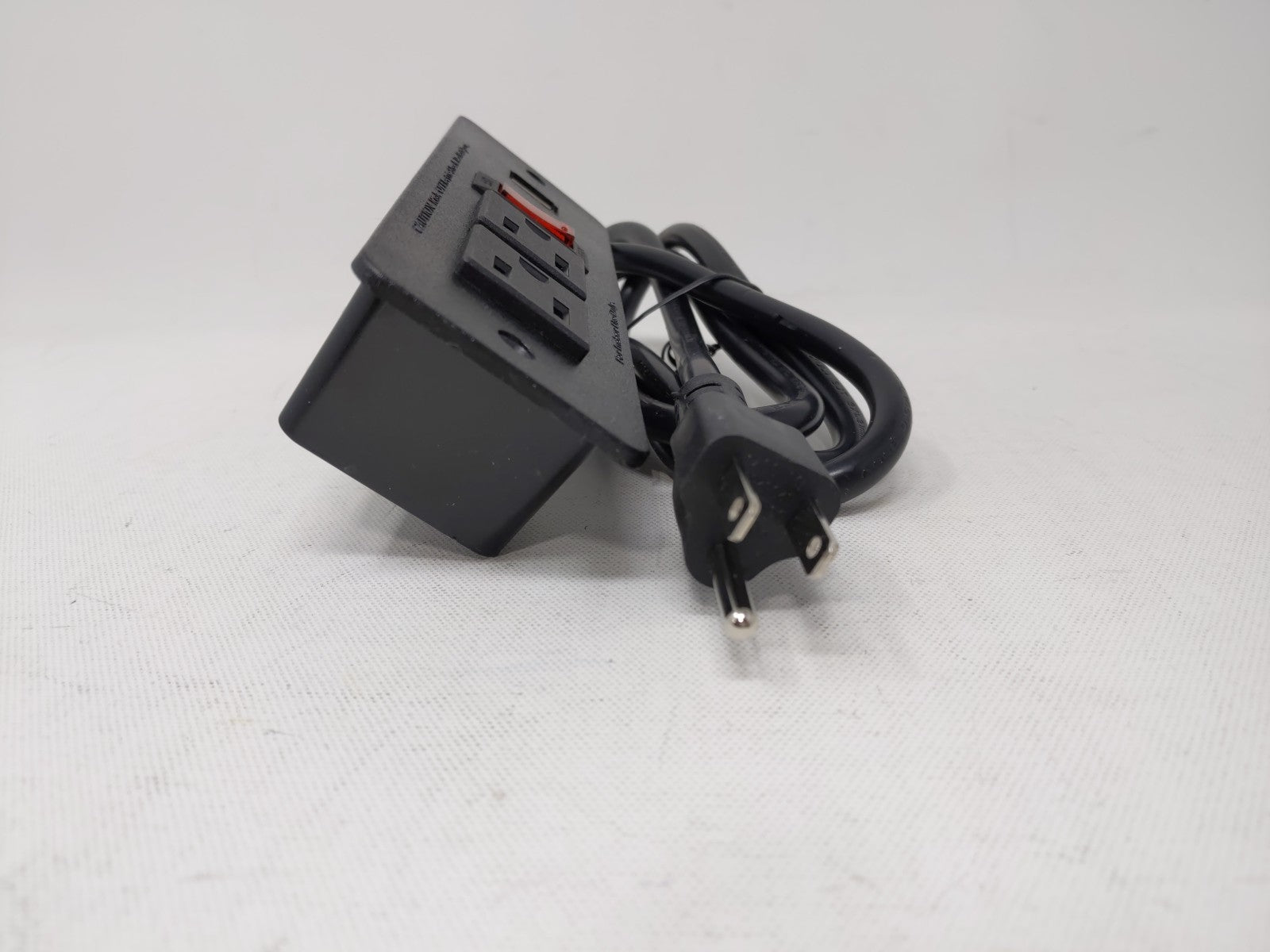 Jenson Furniture Power Distribution Unit JN02-03-22K Black 2 Outlet, 2  USB