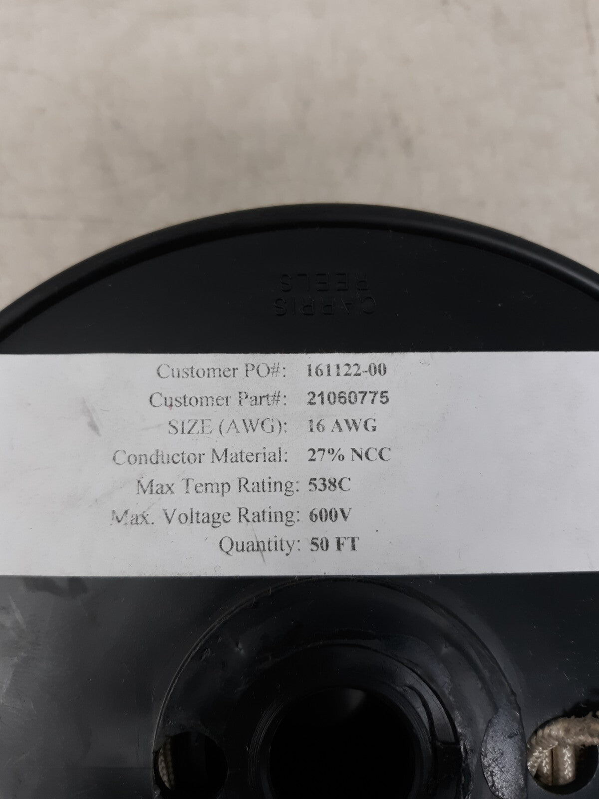 50' PTFE Cable Wire 16 awg Flexible Tinned Copper Stranded
