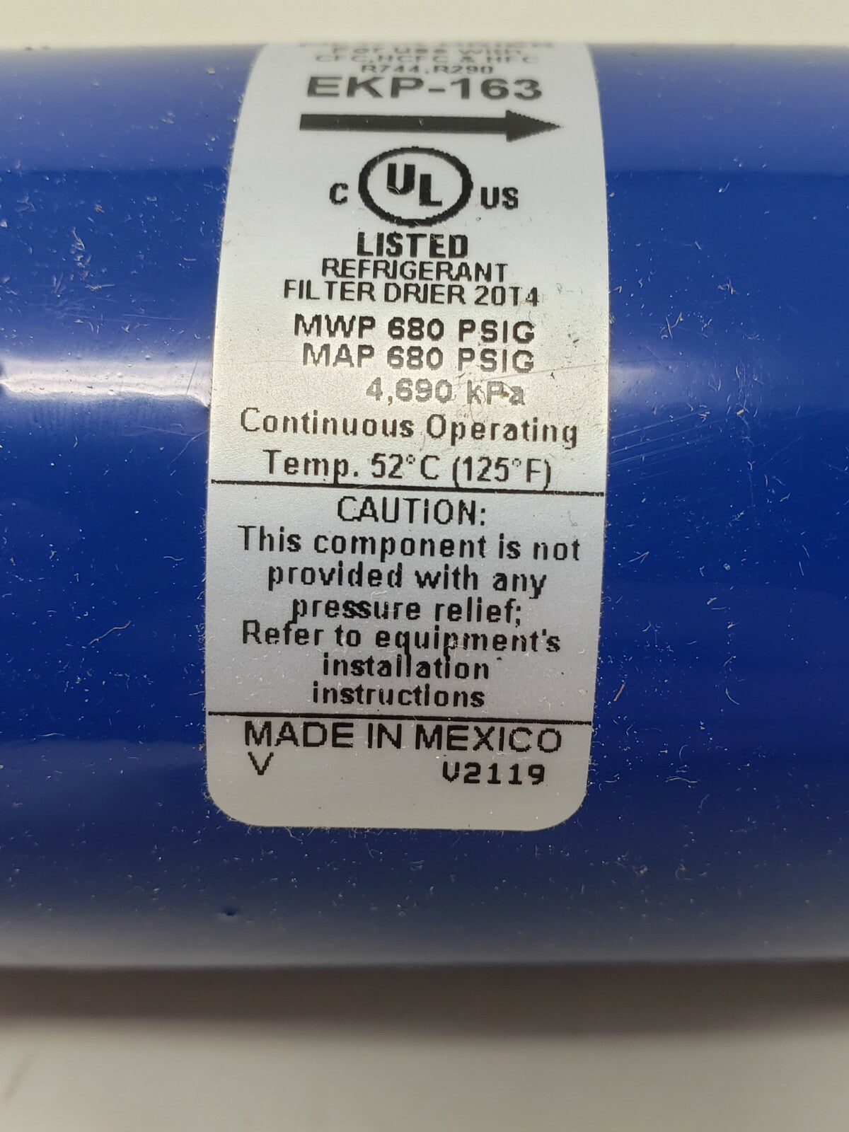 Emerson EKP 16 3 S PCN 062497 Liquid line filter 