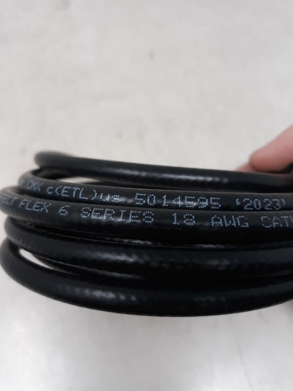 6 FT feet COAX RG6 Antenna Satellite HDTV VCR TV Coaxial Cable BLACK