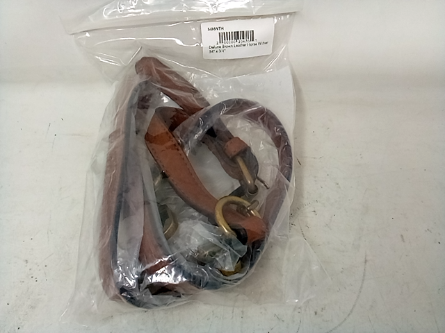 Deluxe Brown Leather Horse Wither Strap, 54