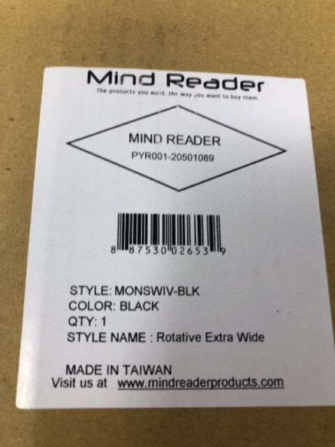 Mind Reader Rotative Extra Wide Monitor Stand MONSWIV - Black - PYR001-20501089