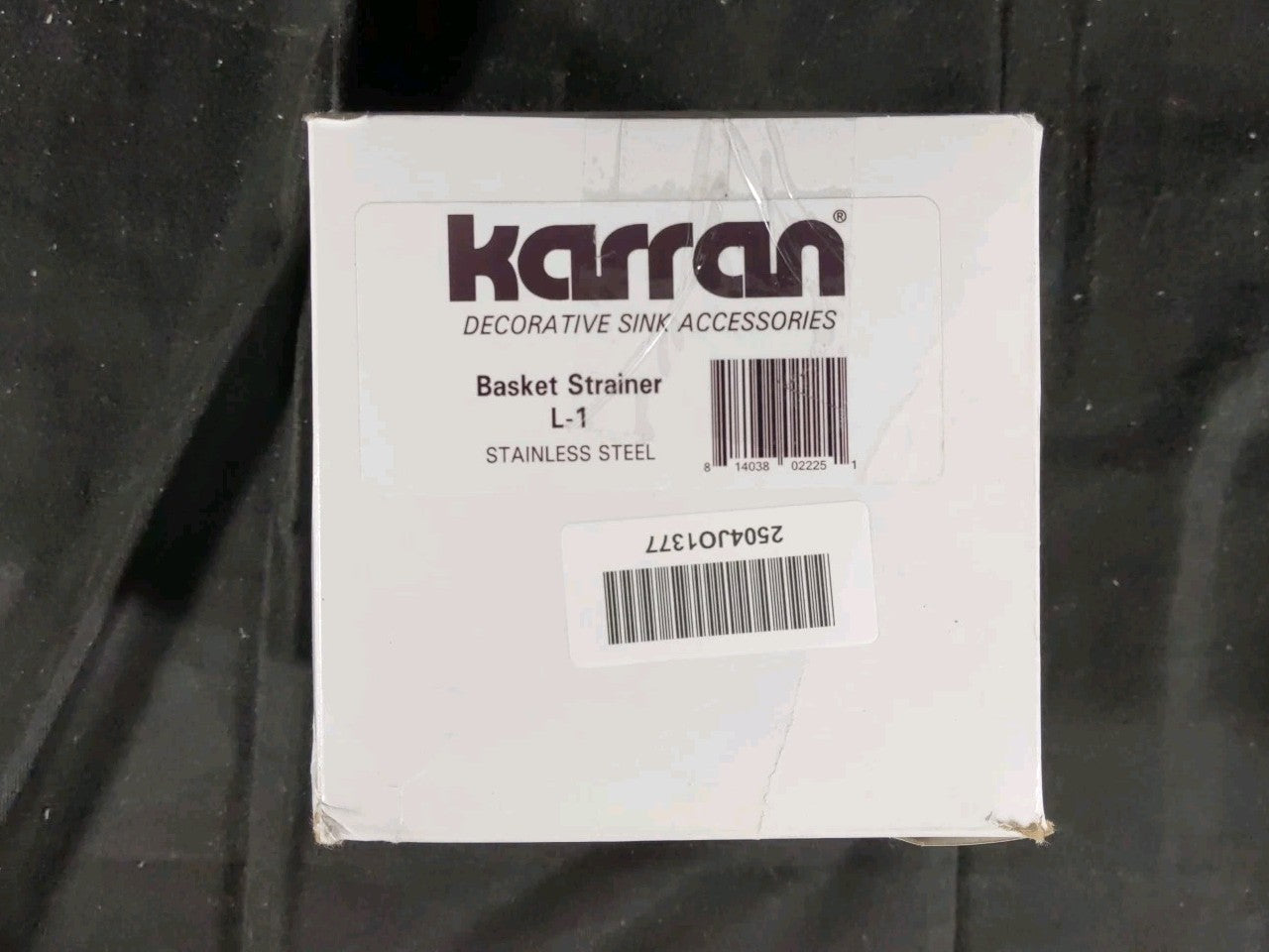 Karran 4-1/2 in. Kitchen Sink Basket Strainers in Stainless Steel L-1  NEW