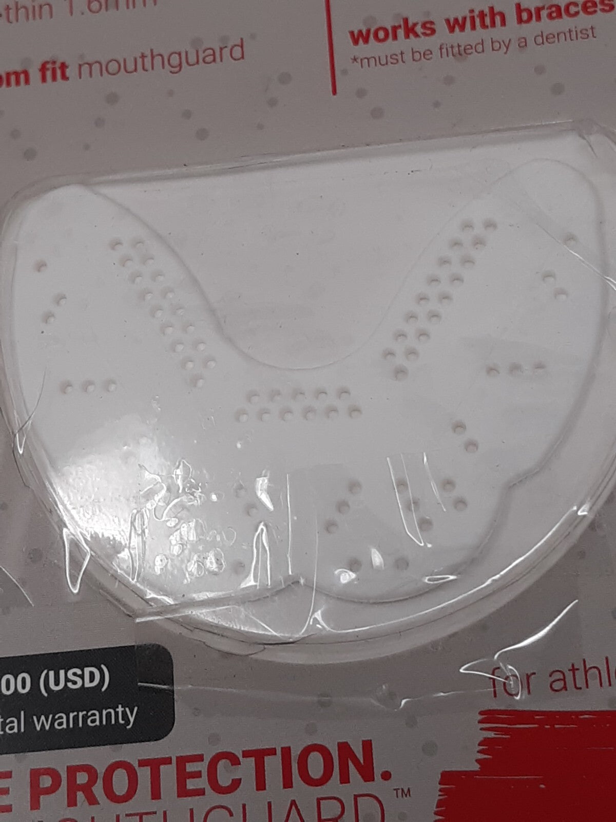 SISU Aero Mouthguard Medium Snow White Ultra-Thin Custom Fit Sports Protection