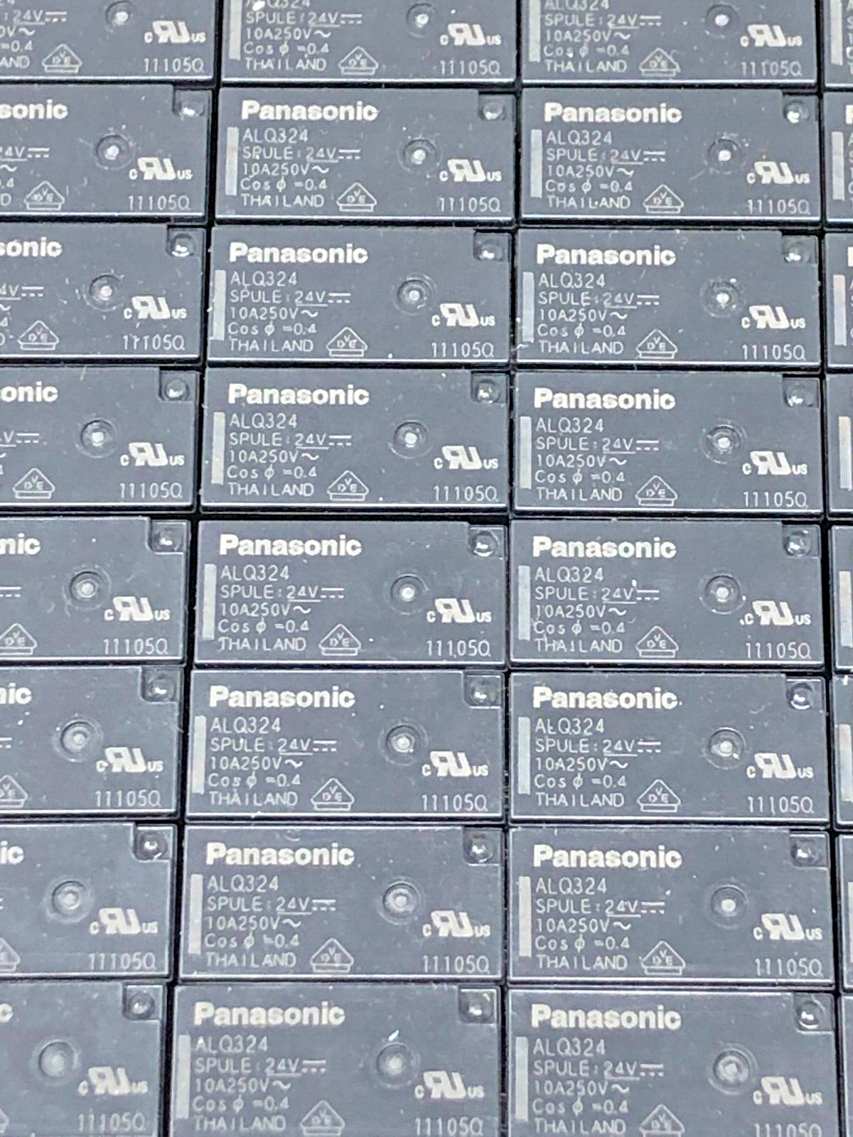 Lot of 100 Panasonic ALQ324 LQ-Relay 10A 250V Relay 20318Q