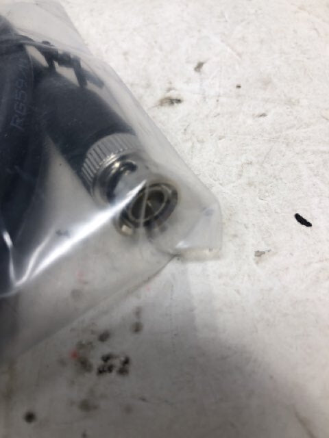 Northern CBL6BNC 6ft Video Coax Cable BNC Male to Male Black Lot of 6