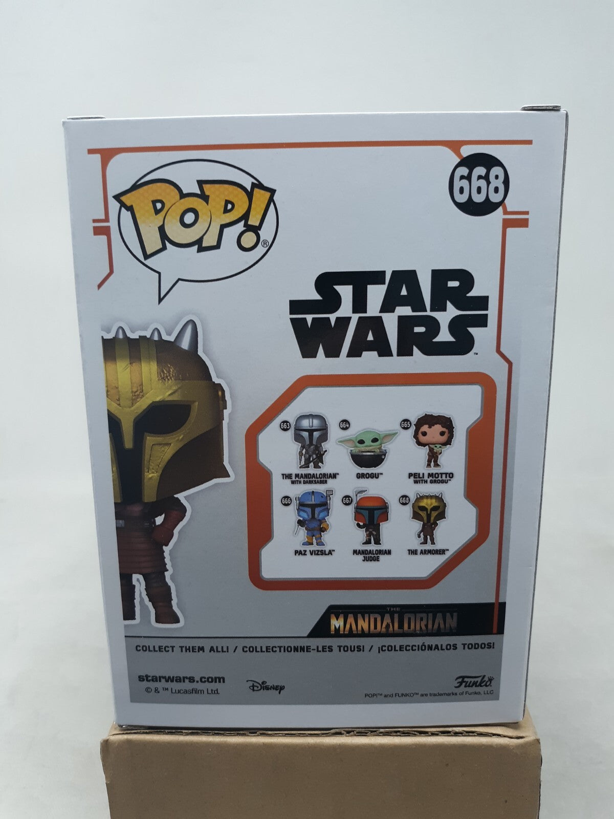 Funko Pop Star Wars : The Mandalorian Season 3 - The Armorer # 668