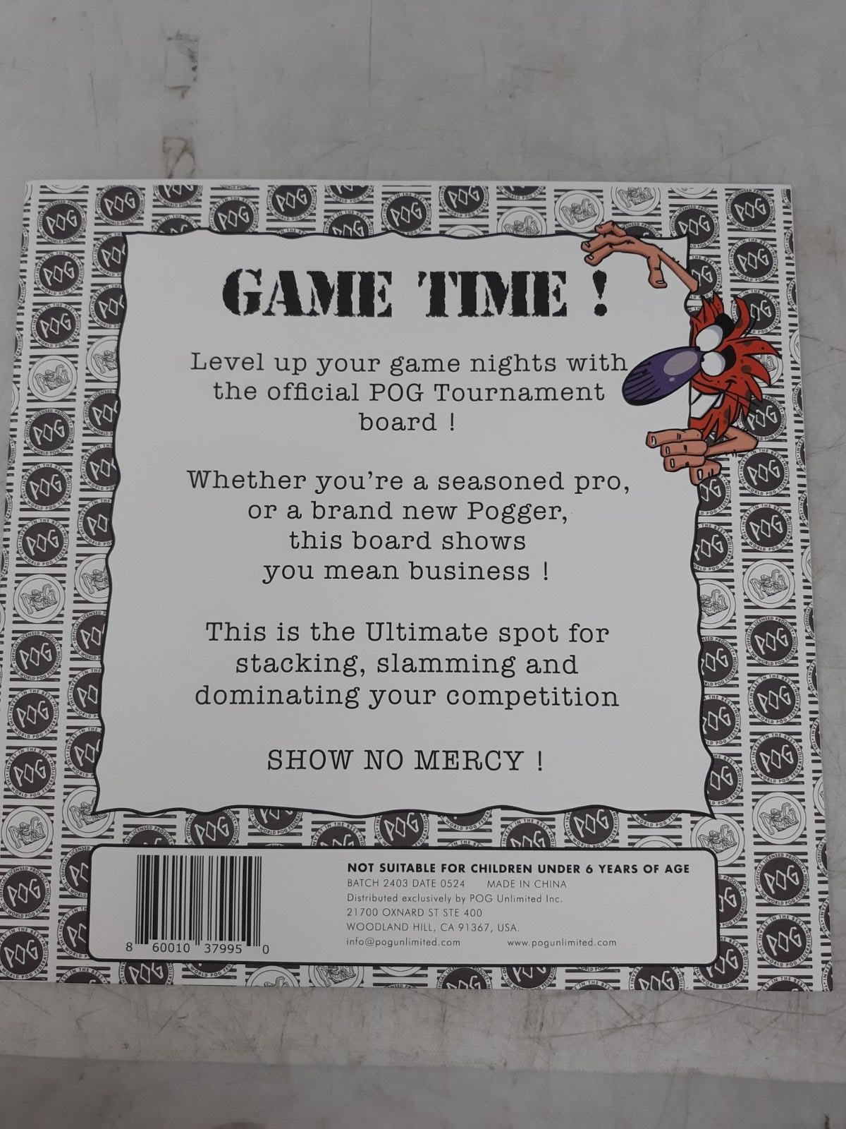 2024 Limited Edition POG Tournament Game Board