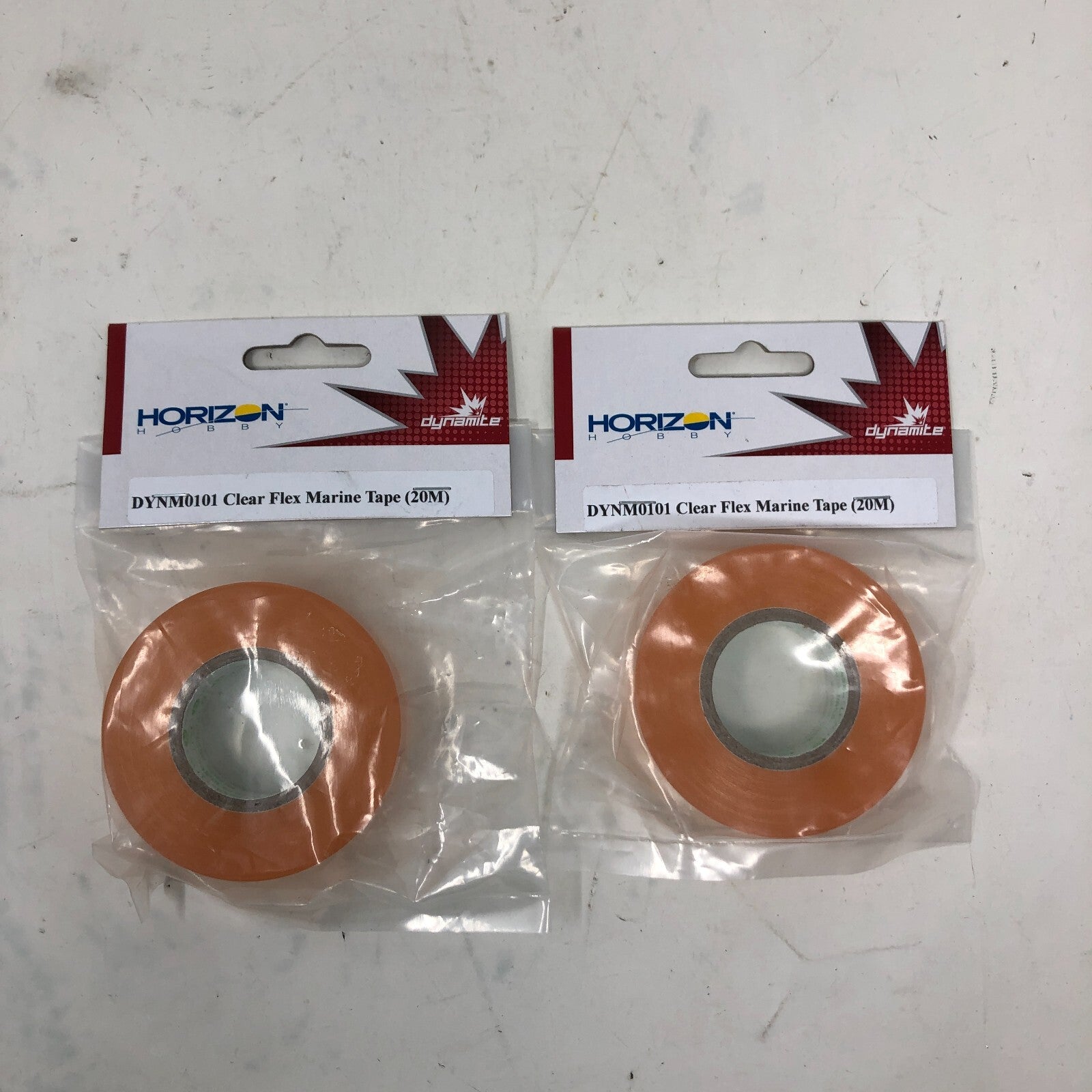 Dynamite Horizon Hobby DYNM0101 Clear Flex Marine Tape (20M) -Lot of 2